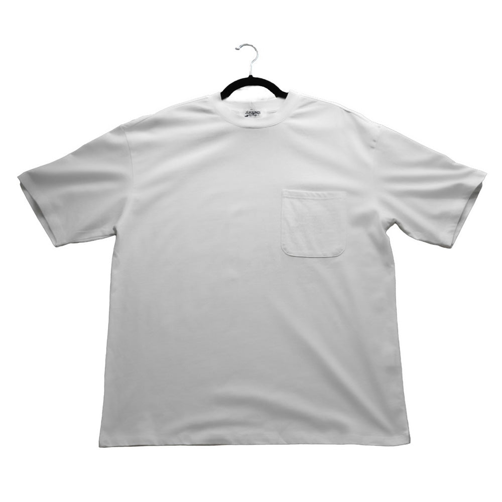 Plain white pocket clearance tee